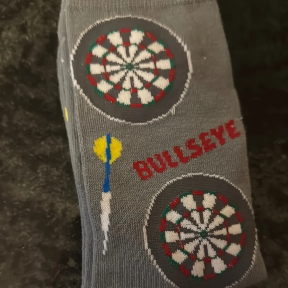 FOOZYS Grey Bullseye Socks